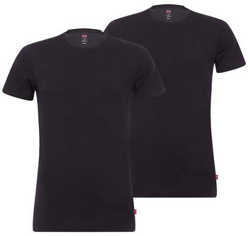 Levi's 2-Pack Crew Neck T-Shirt (905055001) black