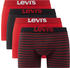Levi's 4-Pack Solid and Vintage Stripe Boxers (100003048-001) red/black