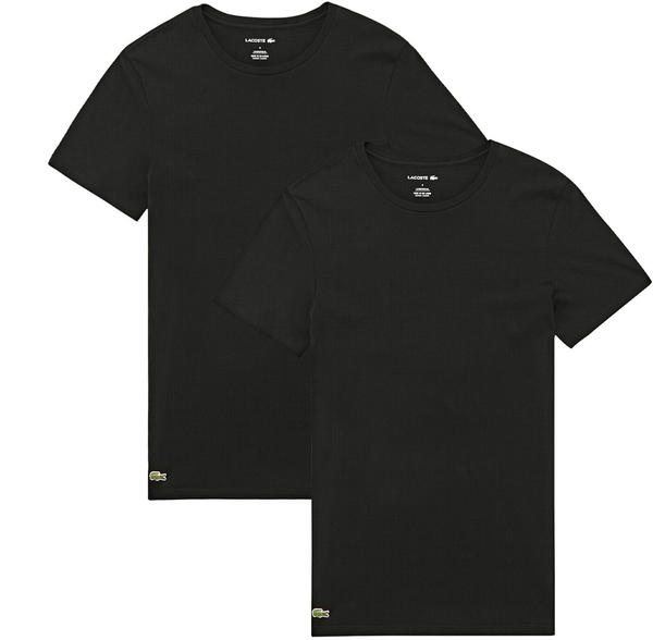 Lacoste 3-Pack Basic Crew Shirt (TH3321-031) black