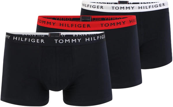 Tommy Hilfiger 3-Pack Essential Trunks (UM0UM02324-0SE) desert sky/white/primary red