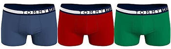 Tommy Hilfiger 3-Pack Logo Waistband Trunks (UM0UM02202-0RX) Iron Blue/primary Red/green