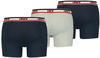 Levi's 3-Pack Boxershorts (100002870-001) navy/grey