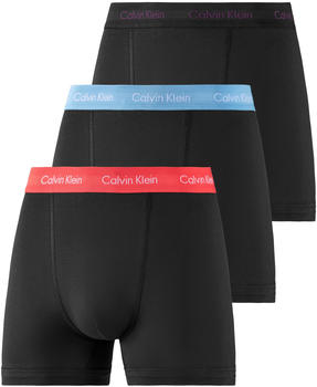 Calvin Klein 3-Pack Shorts - Cotton Stretch black citrina blue burst strawberry field (U2662G-WIV)