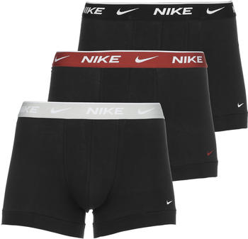 Nike 3-Pack Boxershorts black/red stone wb/grey hea wb/black wb (0000KE1008-M1C)
