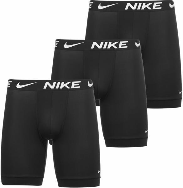 Nike Lange Slip Boxershort 3-Pack black/black/black (0000KE1158-UB1)
