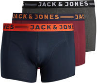 Jack & Jones PlusSize Boxershorts "JACLICHFIELD TRUNKS NOOS 3 PACK PLS" Packung, 3