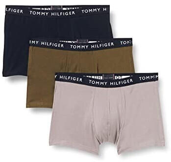 Tommy Hilfiger 3-Pack Essential Logo Waistband Trunks (UM0UM02203-0SK) sublunar/army green/desert sky