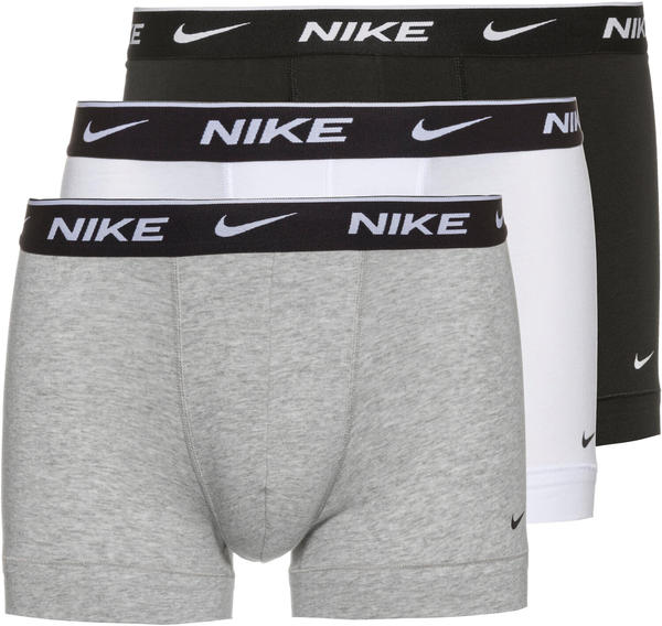 Nike 3-Pack Trunks white/grey heather/black (KE1008-MP1)