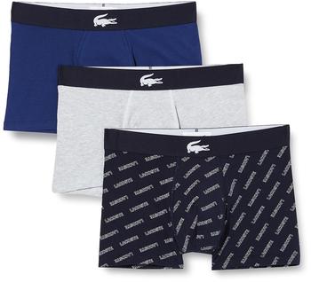 Lacoste 3-Pack Trunks (5H1774-BCK)