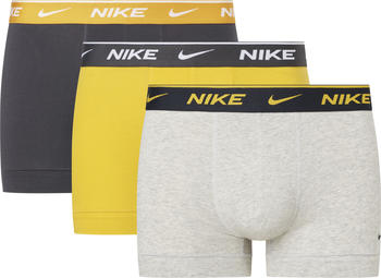 Nike Boxer 3-Pack uni gold/light grey heat/dark smoke grey (0000KE1008-1R7)