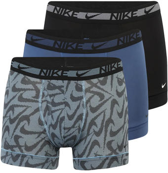 Nike 3-Pack Boxer blue geo swoosh/mystic navy/black (0000KE1152-1H8)