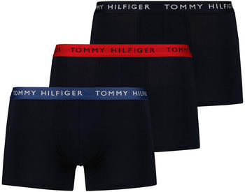 Tommy Hilfiger 3-Pack Essential Trunks (UM0UM02324) des sky/petrol blue/prim red