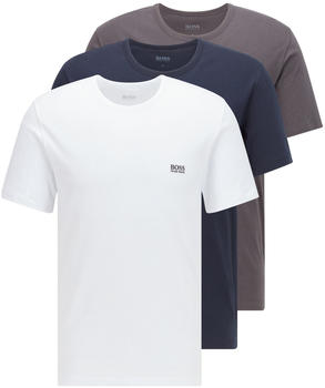 Hugo Boss T-Shirts aus Baumwolle im 3-Pack (50325887) white/navy/grey