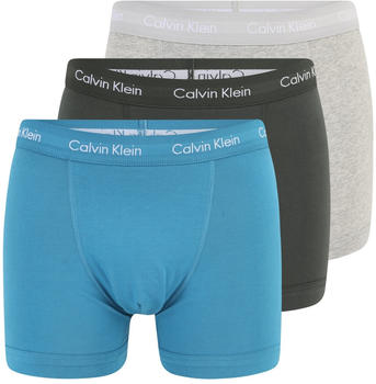 Calvin Klein 3-Pack Shorts - Cotton Stretch (U2662G) grey element/grey h/tapestry teal