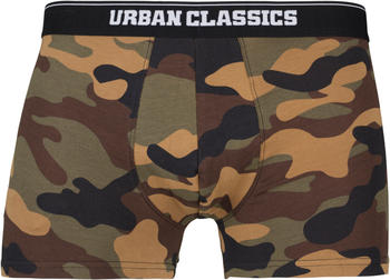 Urban Classics Organic Boxer Shorts 5-pack (TB4417-03508-0060) wd camo+grn+blk+grey+sw camo