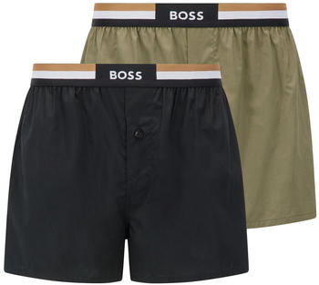 Hugo Boss 2-Pack Boxer Shorts EW (50469762-381) schwarz/grün