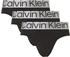 Calvin Klein 3-Pack Underwear Slip Hip (NB3129A) black
