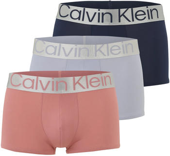 Calvin Klein 3-Pack Low Rise Boxer (NB3074A) red grape/storm sloud/blue shadow