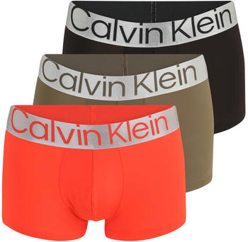 Calvin Klein 3-Pack Low Rise Boxer (NB3074A) orange/green/black
