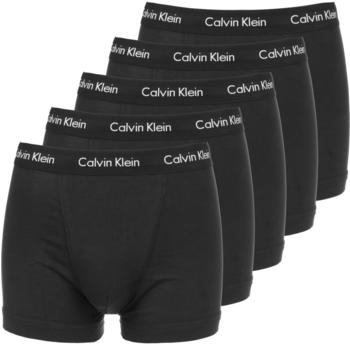 Calvin Klein 5-Pack Trunks (NB2877A) black