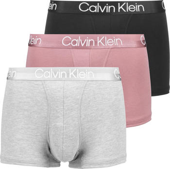 Calvin Klein 3-Pack Low Rise Boxer black/grey heather/red grape (000NB2970A)