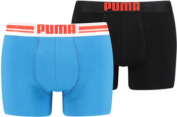 Puma 2-Pack Placed Logo Boxershorts spring break blue combo (651003001-028)