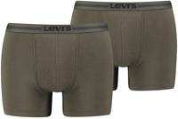 Levis 2P Tencel Boxer Brief Khaki Lyocell X-Large Herren
