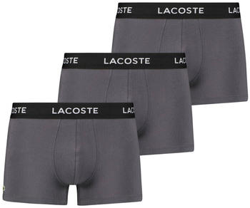 Lacoste 3-Pack Trunks (5H7686) dark grey