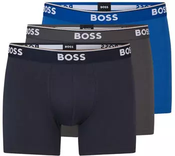 Hugo Boss BoxerBr 3P Power (50475282-487) black/grey/blue