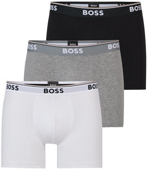 Hugo Boss BoxerBr 3P Power (50475282-999) white/black/grey