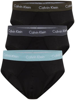 Calvin Klein Cadera Slip 3-Pack black (U2661G-6EW)