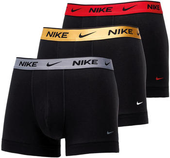 Nike Everyday Cotton Stretch Boxer 3-Pack black (0000KE1008-5I4)