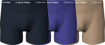 Calvin Klein 3-Pack Shorts - Cotton Stretch (U2662G) anthracite/purple/beige