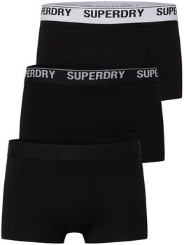 Superdry Trunk Multi Boxer 3-Pack black (M3110348B-JGQ)