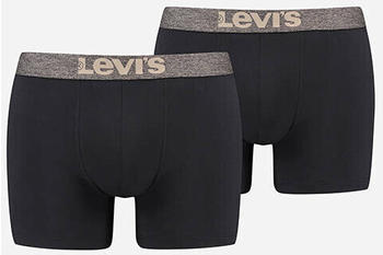Levi's Vintage Heather Cotton Slip Boxer 2-Pack black (701203923-009)