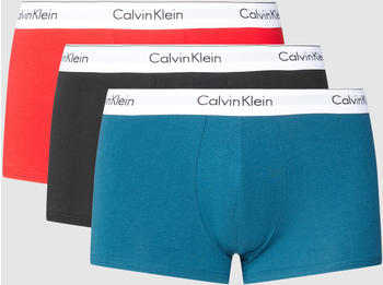 Calvin Klein 3-Pack Trunks (000NB2380A) black/blue/red