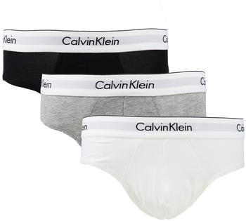 Calvin Klein 3-Pack Slip (NB2379A) Black White Grey Heather
