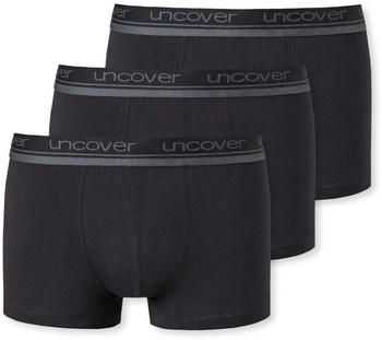 Schiesser Uncover Retro Shorts 3-Pack (173905) black