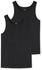 Schiesser Uncover Tanktop 2-Pack (173910) black