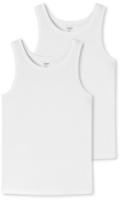 uncover by SCHIESSER Unterhemd "Uncover Cotton" 2er Pack, Rundhals, elastisch,