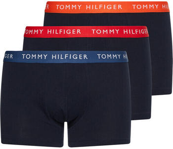 Tommy Hilfiger 3-Pack Essential Trunks (UM0UM02324) twilight navy/red alert/hawiian coral