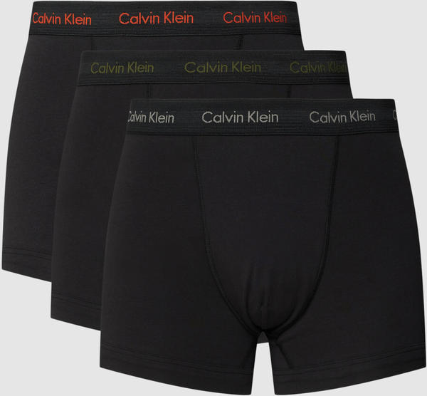Calvin Klein 3-Pack Shorts - Cotton Stretch (U2662G) grey samba evergreen logo