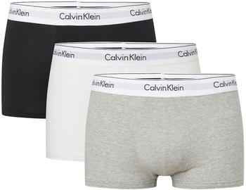Calvin Klein 3-Pack Trunks (000NB2380A) black/white/grey heather