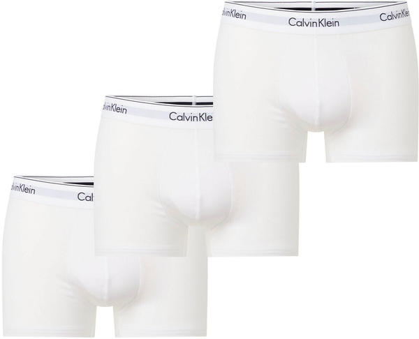 Calvin Klein 3-Pack Trunks (000NB2380A) white/white/white