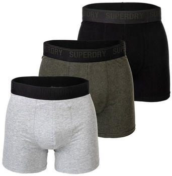 Superdry Multi Trunk 3-Pack green black grey (M3110342A-6PC)