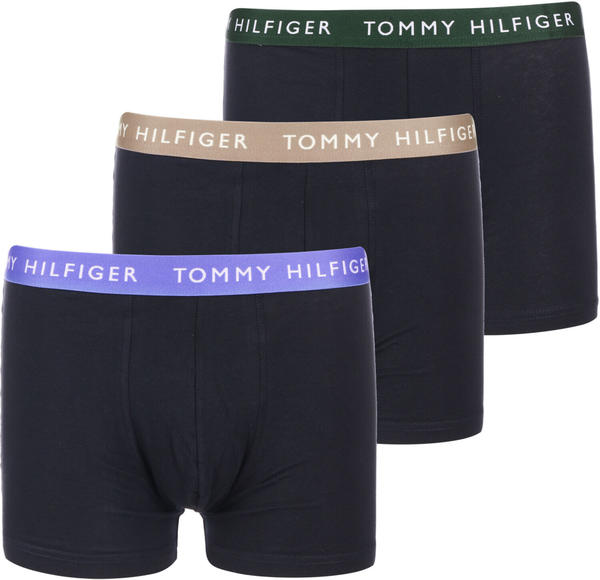 Tommy Hilfiger 3-Pack Essential Trunks (UM0UM02324) hunter/oatmilk/iris blus