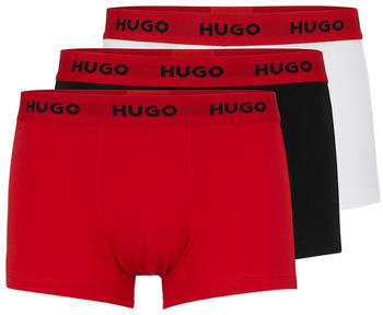 Hugo TRUNK TRIPLET PACK (hbeu50469786972) Schwarz/Rot/Weiß