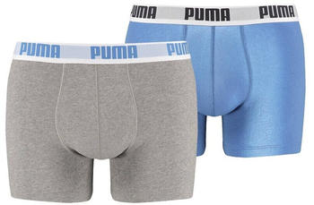 Puma Basic Boxer 2-Pack blue grey (521015001-015)