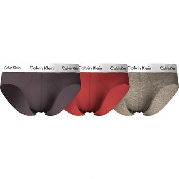 Calvin Klein 3er-Pack Hüft-Slips Cotton Stretch (U2661G-CAK)