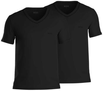 Hugo Boss Comfort Short Sleeve V Neck Base Layer 2 Units schwarz (50479535)